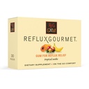 Reflux Gourmet Tropical Soothe Gum Alginate Terapêutica Bicarbonato de Sódio Gum para Reflux Ácido, Oral, Cognitivo, e Apoio Digestivo, Natural com Ginger, Celeriac, Aloe, Açúcar Livre, Glúten Livre, Vegan