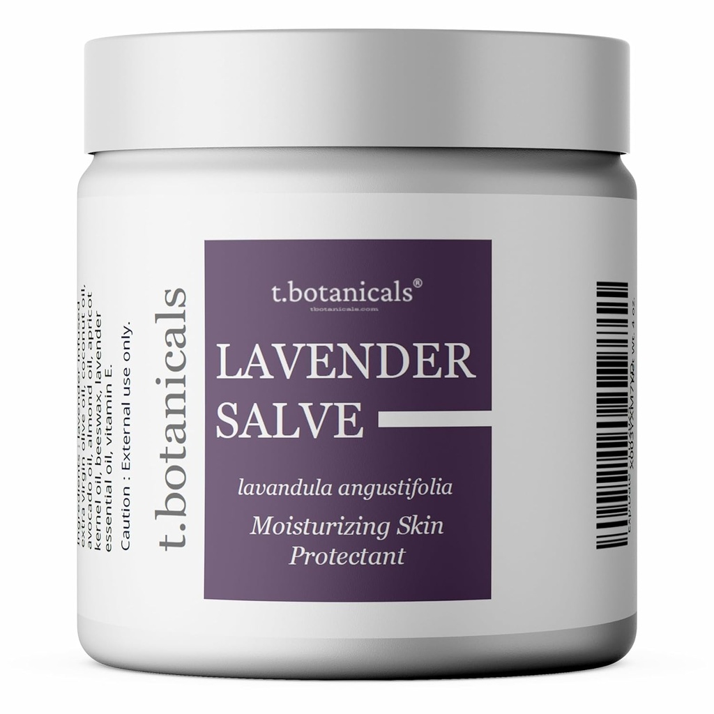 Lavanda Salva, Todos Natural hidratante Lavanda Balm, Protector de pele Tinta de reparação para pele irritada (4 onças)
