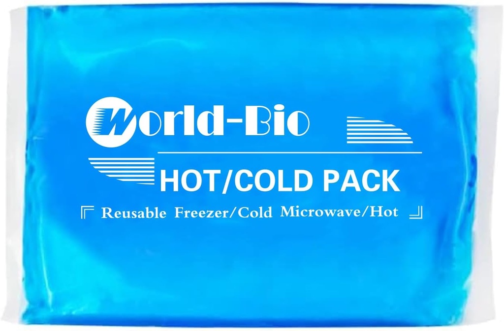 Grandes pacotes de gelo para lesões Gel reutilizável (8,3''×12,4''), pacote de frio flexível para alívio da dor, pacote de gel freezer de terapia quente / fria para ombro, costas, pernas, joelho, cirurgia, inchaço, inflamação