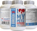 I love my PETS LLC Dog Protein Supplement - Omega 3 Fish Oil for Dogs - Advanced Premium Quality - epa for Dogs - 180 Softgels (1 garrafa)