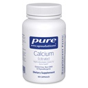 Encapsulamentos Puros Cálcio (Citrato) - Suplemento para Apoio à Saúde Óssea, Dentes, Colón e Cardiovascular* - com Citrato de Cálcio Premium - 60 Cápsulas