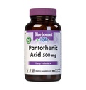 Bluebonnet Ácido Pantoténico 500 mg Cápsulas Vegetais, 180 Contagem