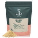 Lily do Vale Maca Raiz em pó - Grande Superalimento para café da manhã, smoothies & Baking - Grau Premium - Gelatinizado para fácil digestão - Vegan & Gluten-Free - Embalado em Resealable Pouch (8 oz, 226g)