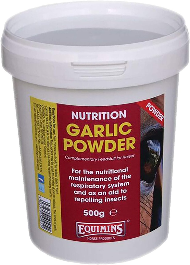 Alho em pó Refil Bag, Equimins, Horse Nutrition e Suplementos, 3kg