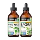 BIO KRAUTER Gotu Kola Tintura 4 Fl. Oz. & Bacopa Tintura 4 Fl. Oz.