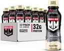 Miscle Milk Pro Advanced Nutrition Protein Shake, Intense Vanilla, 11.16 Fl Oz (Pacote de 12), 32g Protein, 1g Açúcar, 16 Vitaminas & Minerals, 5g Fibra, Recuperação de treino, Snack Energizante, Pacote de maio Vary