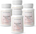 Nutrição Mama Pré-natal Multi Vitamina - Vegan Multivitamin para Pré-concepção, Gravidez, Pós-parto e Apoio à Amamentação - Livre de Ferro com Folato Metilado & Alta Dose Cholina - 360 Cápsulas