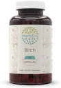 HerbEra Birch 120 Cápsulas, 500 mg, Feita com Birch (Betula Pendula) Folha Secada (120 Cápsulas)