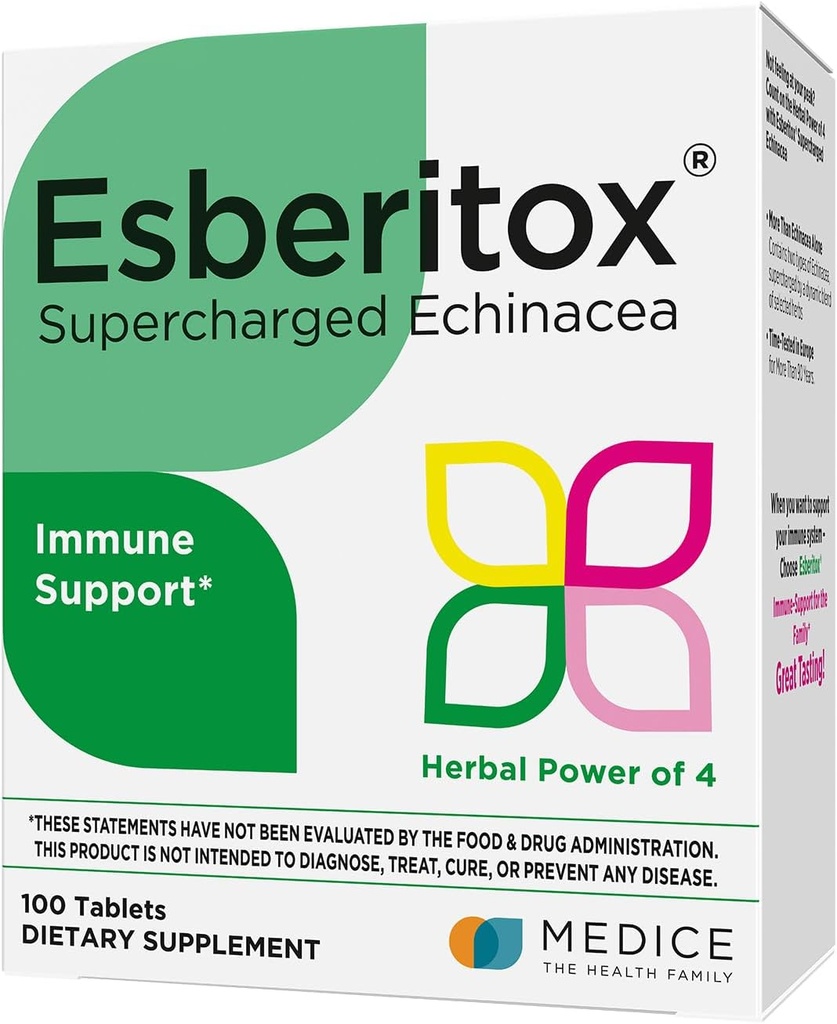 Supercarregada Echinacea – 100 comprimidos – Imune Supplement Herbal Supplement with Wild Indigo Root & Purple Coneflower – Clinicamente Testado – Made in Germany