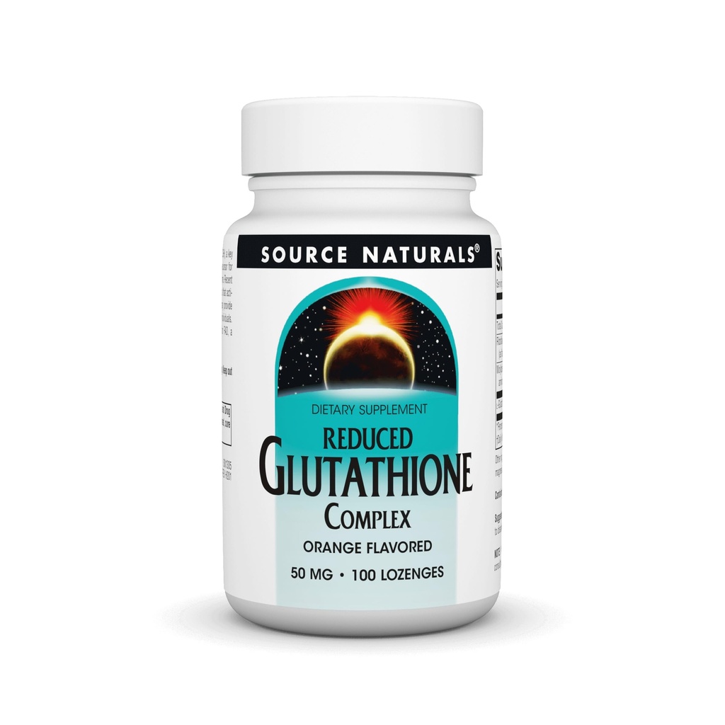 Naturals fonte reduzido Complexo de Glutationa 50 mg sabor laranja - 100 Lozenges