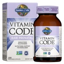 Jardim da vida Multivitamina pré-natal para mulheres de alimentos inteiros com biotina, ferro e folato não ácido fólico, probióticos para suporte imunológico - Código Vitamina Gravidez cru deve ter - 180 Cápsulas