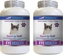 Cat Eyesight Supplement - Cats Eye Health Complex - Fórmula avançada para a visão - Imune Boost - Bilberry para gatos - 2 garrafas (120 comprimidos)