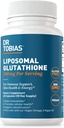 Dr. Tobias Liposomal Glutationa, 500mg Por Serviço - Altamente Biodisponível Suplemento Glutationa, Suporta Energia, Pele & Saúde Imune - Vegan, Sem Glúten, Não-GMO, 60 Cápsulas, 30 Servimentos