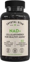 Crystal Star NAD+ (60 Comprimidos) - NAD patenteado para Energia Celular e Envelhecimento Saudável - Clinicamente-Proven mais eficiente do que Nicotinamida Riboside - Fonte de 30 dias - Não-GMO