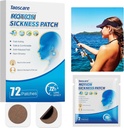 Motion Sickness Patches, Sea Sickness Patch para Cruzeiro, Não-Drowsy, Carro/Navios/Avião/Viagem ao Parque de Diversão Alívio Doente, Essencial de viagem para Crianças e Adultos (72 Contagem)
