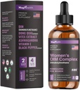 Suplemento DIM com Ashwagandha, Dong Quai, Extratos Vitex, 200mg Diindolilmetano - Equilíbrio de Hormônios, Suplementos de Menopausa - PMS & Apoio Antioxidante - Mulheres e Homens .