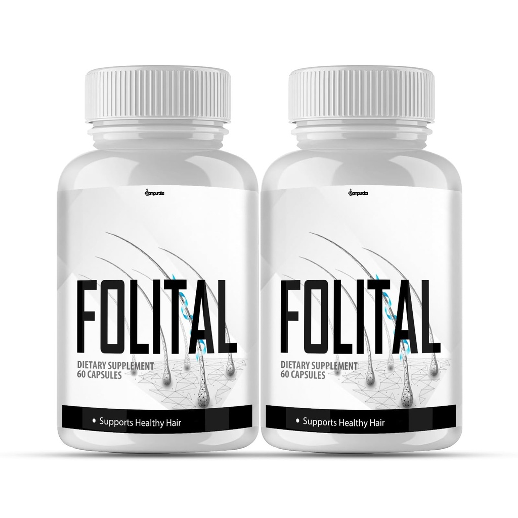 Folital New Advanced Formula Supplement - 2 pacotes de suprimentos de 60 dias