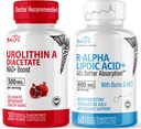 Fusões da Natureza Urolitina A Diacetato 500mg & R Ácido Lipóico Alfa 600mg (60 Cápsulas) - Antioxidante/Energia