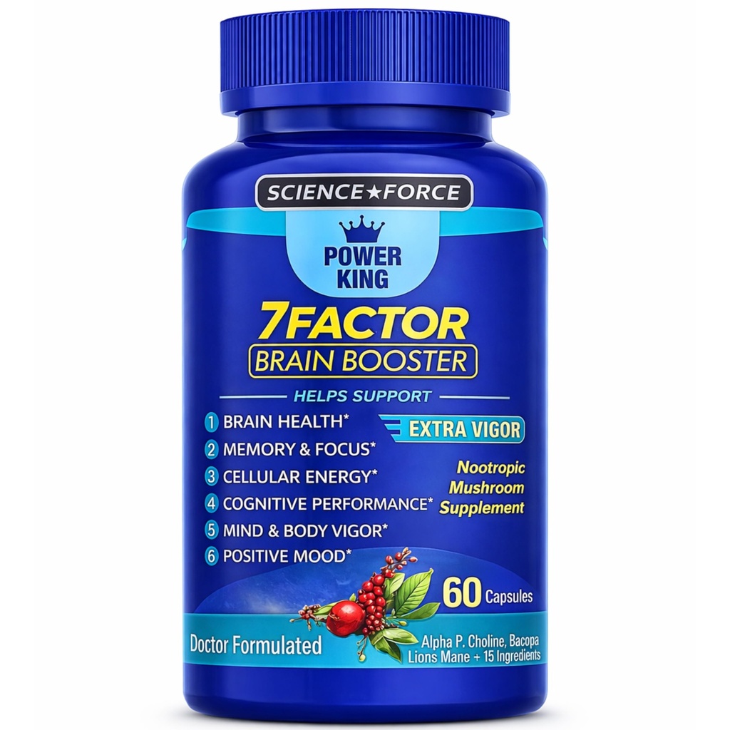 Suplementos Cérebro para Memória e Foco - Saúde Nootrópica do Cérebro - Desempenho Cognitivo, Claridade, Energia, Vigor Mental, Shilajit - Alpha Choline, Mane de Leão, Bacopa, 18 Ingredientes Premium
