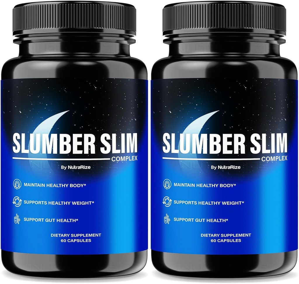 (2 Pack) Perda de peso Slim Slumber, Fórmula Complexo Oficial SlumberSlim, Todos os comprimidos naturais para apoiar a aptidão e bem-estar geral, Premium Keto Cápsulas, Slumber Slim Avaliações (120 Cápsulas)
