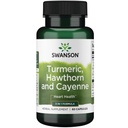 Swanson Full Spectrum Turmeric Hawthorn & Cayenne 60 Cápsulas