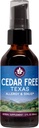 WishGarden Herbs Cedar-Free Texas Allergy & Sinus - Planta-Baseado Alergia Alergia para Adultos, Ajuda a acalmar os sintomas da febre Cedar, Zone 5 Fórmula de alergia, Texas Cedar Fever Alergia Relief Drops, 2 onças