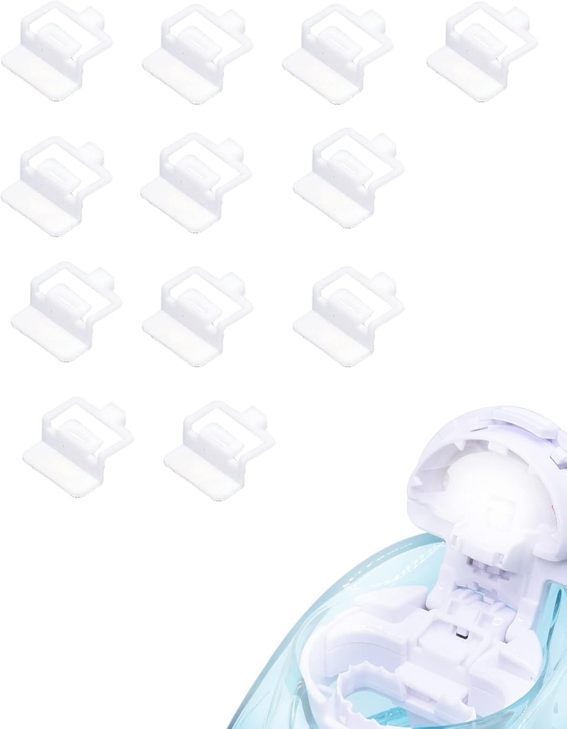 12 PCS Silicone Pods Refils Acessórios para cuidado nasal Navage, salvar sal para operação fácil (branco)