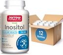 Jarrow Fórmulas Inositol 750 mg, Suplemento dietético, Suporte ao Fígado para Saúde Celular e Bem-Estar Geral, 100 Cápsulas Veggie, até uma fonte de 100 dias (Pacote OF12)