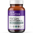Novo capítulo Multivitamin masculino 40 Plus para Energia, Coração, Próstata + Suporte Imune com Nutrientes Fermentados - Cada homem's One Daily 40+, Feito com vegetais orgânicos e ervas, Não-GMO - 72 ct