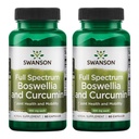 Swanson Full Spectrum Boswellia & Curcumin Natural Wellness Formula - (60 Cápsulas) (2 Embalagem)