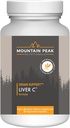 Mountain Peak Nutritionals Fígado C - Suplemento de órgão ajuda a manter saudável função do fígado e produção de energia - w/Siliphos® & cogumelos - Suplemento dietético hipoalergênico (90 Cápsulas vegetarianas)