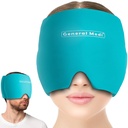 Geral Medi Cefaleia & Enxaqueca de Envoltório de Gelo Migraine, Cold Therapy Migraine Relief Hat, Cefaleia Ice Hat Cold Compress, Ótimo para Puffy Eyes, Tensão, Sinus & Stress Alief (azul)