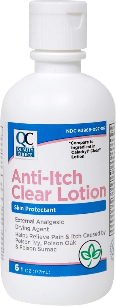 Qualidade Escolha Anti-Itch Clear Lotion 6 onças - Pacote de 3