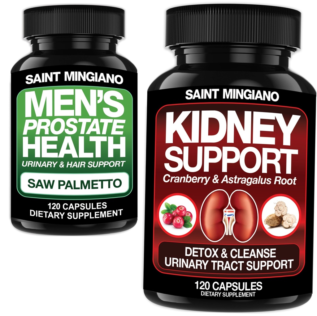 Suporte renal Cleanse Detox & Repair 120 Casuals - Juntamente com - Saúde Próstata dos homens Suplementos avançados de próstata - 120 Cápsulas