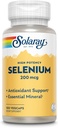 Solaray Selenium 200 Mcg de alta potência, 100 Ct