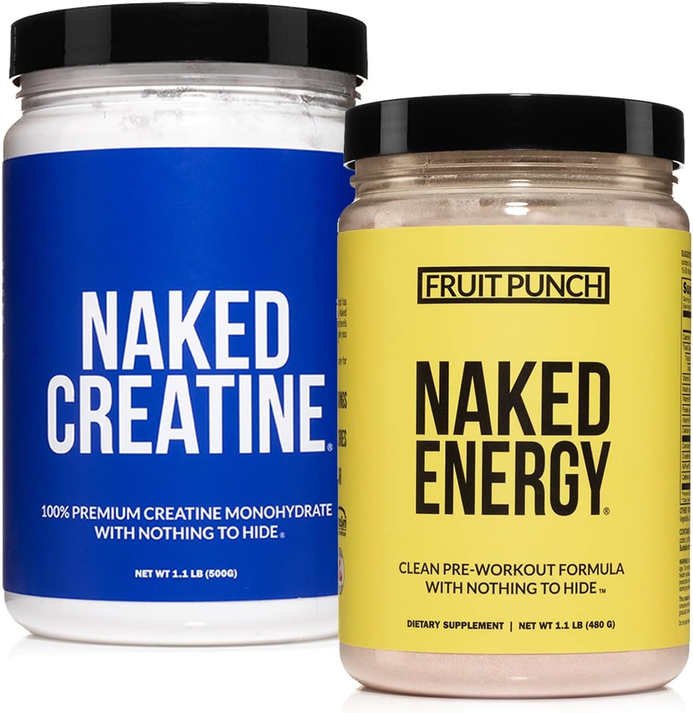 Pacote de recuperação de treino NAKED: Fruit Punch Energy Creatine