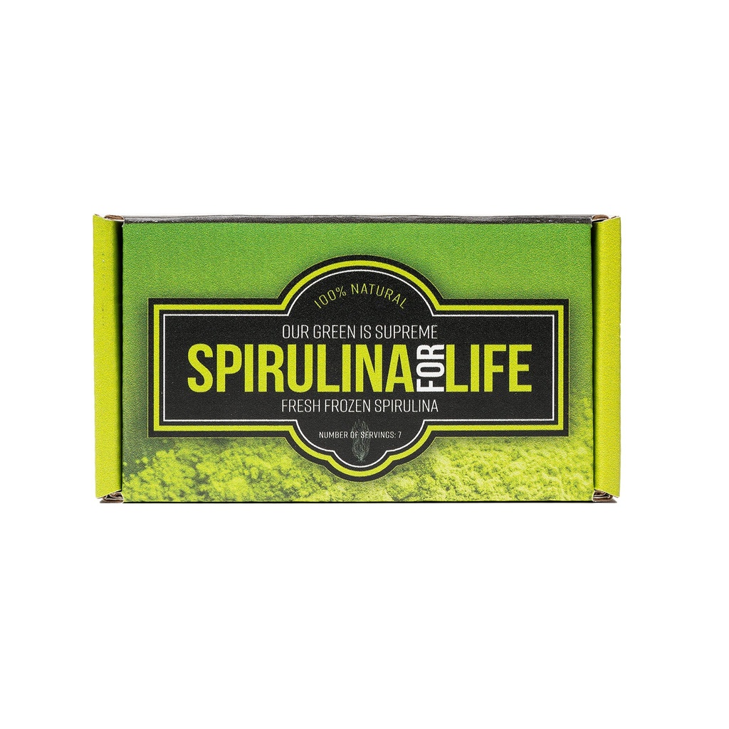 Spirulina 7 Stick Pack 7 Day Fornecimento Spirulina Flash ao vivo congelado 100% puro cultivado em água alcalina cultivada, colhida e congelada em os EUA mais completa super alimentos e multivitamínico natural
