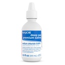 MAJOR Deep Sea Premium Saline - Pulverizador hidratante nasal para a secura e alívio de irritação - Cloreto de sódio 0,65% - 1,5 Fl. Oz (1 pacote)