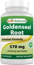 Best Naturals Goldenseal Root 570 mg (Não- OGM) 100 Cápsulas