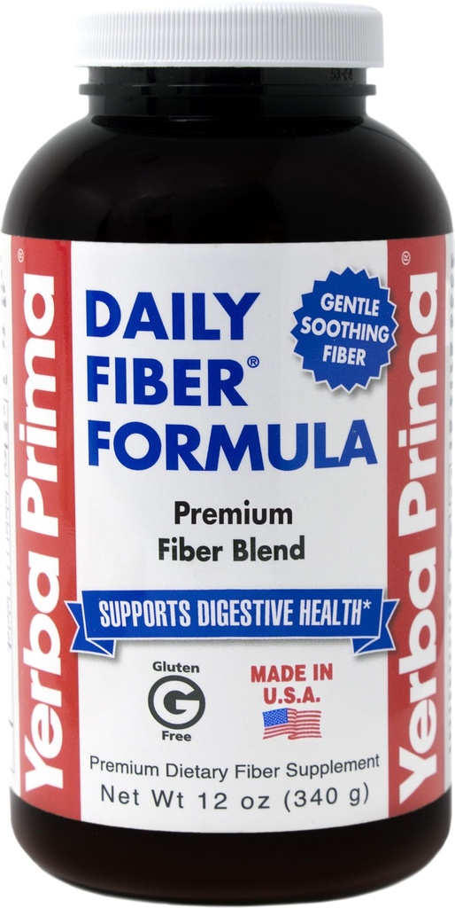 Yerba Prima Psyllium Husk, 12 Ounce (Pacote de 2) - Colon Cleanser Fiber Supplement - Suporte natural para a saúde do intestino - Não OGM, Glúten livre, Vegan