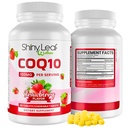 Shiny Leaf CoQ10 100mg - Chewable CoQ10 Suplemento - Coenzyme Q10 para saúde do coração e energia - Natural Co Q 10 Suplemento para bem-estar cardiovascular - 100mg Comprimidos Chewable, 90 Comprimidos, Made in USA