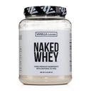 NAKED Whey Vanilla Protein Powder - Apenas 3 Ingredientes - Grass Fed Whey Protein Powder, Vanilla Flavor, e açúcar de coco orgânico, NSF Certified, Sem OGM, Sem soja e sem glúten - 24 Servings