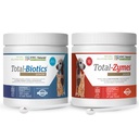 NWC Naturals Twin Pack - Probióticos e Enzimas Digestivas para cães e gatos um Total-Zymes e um Total-Biótica 8-Ounce