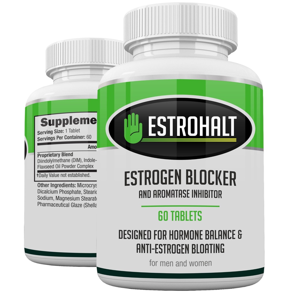 Suplemento Estrogênio-Bloqueador & Pills Inibidor Natural Anti Aromatase para Homens & Mulheres DIM (Diindolilmetano) & Indole 3 Carbinol (I3C) Suplementos para Estrogênio Dominância & Equilíbrio Hormônio