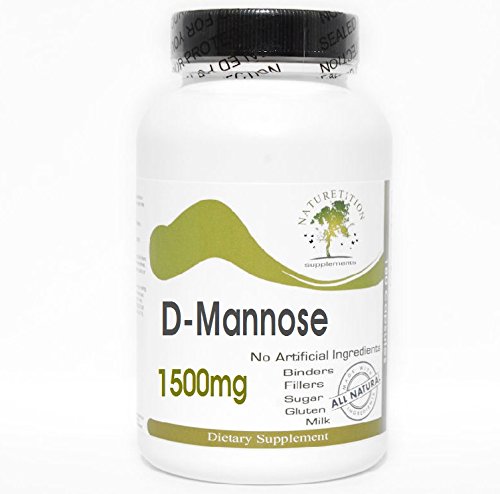 D-Mannose 1500mg // 180 Cápsulas // Puro // por PureControl Supplements