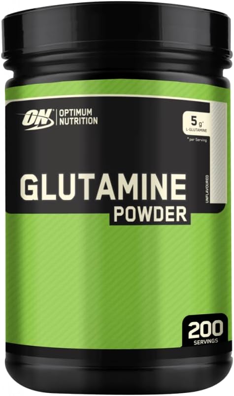 Nutrição óptima Pó de glutamina, não aromatizado, 2,2 LB (1000 gramas) 194 porções