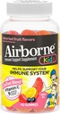 Airborne 500mg Vitamina C + Zinco Imune Supplement Gummies Supplement for Kids, Sabor de fruta variado, Gluten Free Crafted Blend with Powerful Antioxidants Vitaminas C & E, 42 Gummies (2 Pack)