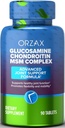 ORZAX Suplemento de suporte conjunto tudo-em-um com Glucosamina Condroitin HSH - Açafrão, Colágeno, Bromelaína e Boswellia Extrair Cápsulas, Função & Conforto - 90 Comprimidos