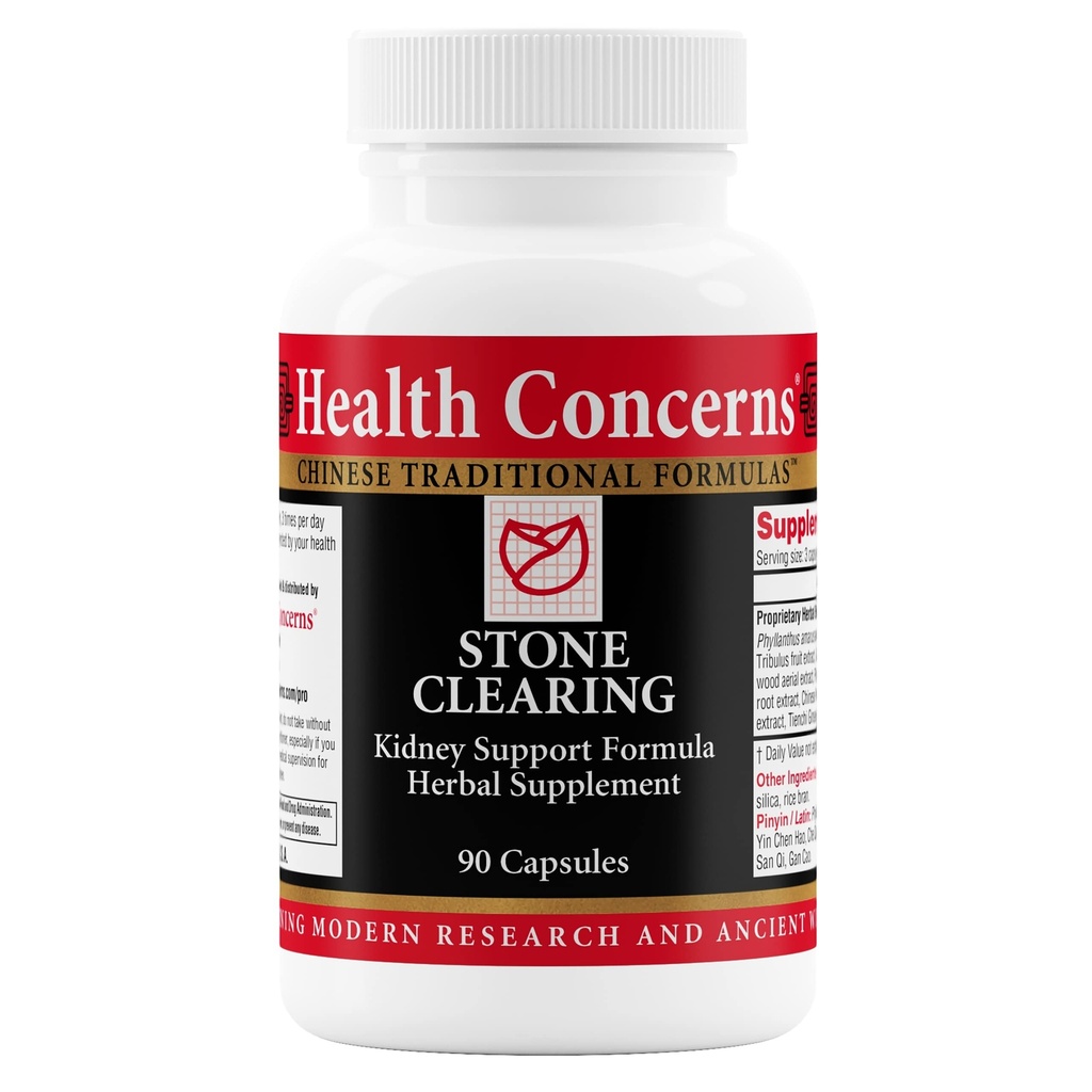 Saúde Preocupações Pedra Clearing – Rim Suporte e trato urinário Cleanse – Damp Heat & Qi Flow Fórmula de ervas – Phyllanthus, Gardenia, Peony & Tienchi Ginseng Suplemento – Bladder Detox – 90 Cápsulas