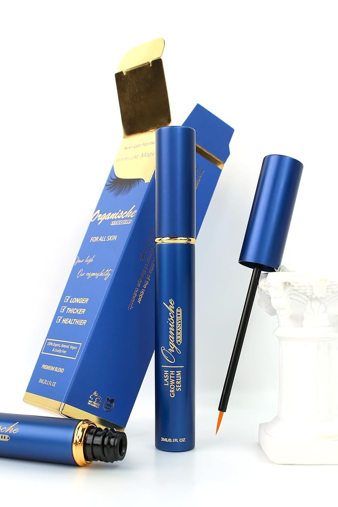 Soro orgânico de crescimento de cílios, alcançar seus cílios de sonho Naturalmente, rápido Lash Enhancing Serum, EUA